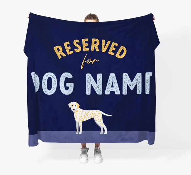 Reserved For: Personalised {breedFullName} Throw Blanket